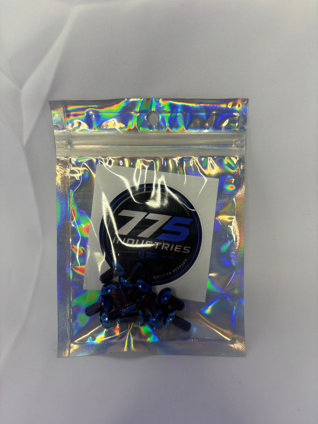 Titanium 6-Bolt Brake Rotor Bolts – Burnt Blue – 12 Pack