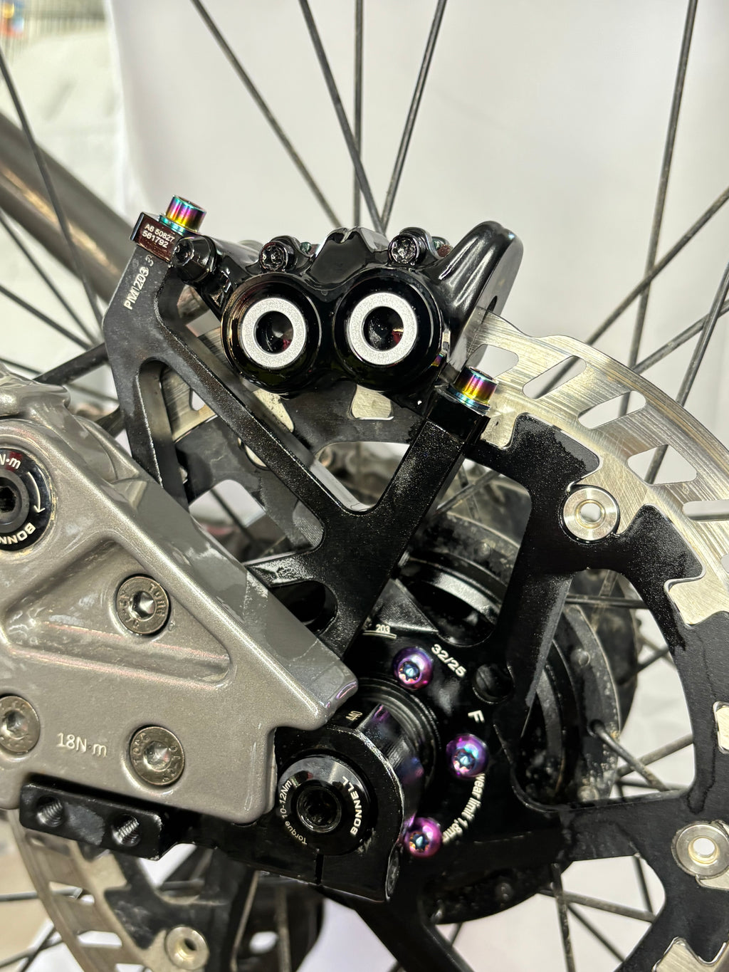 Titanium Brake Upgrade Kit – Rainbow – 14 Piece