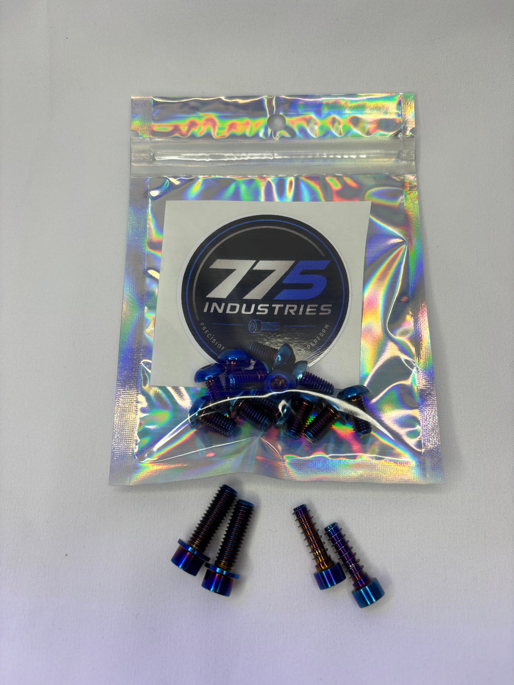 Magura MT Titanium Bolt Kit – 18pc | Lever, Caliper & Rotor Bolts - Burnt Blue