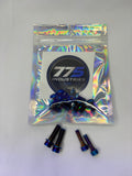 Magura MT Titanium Bolt Kit – 18pc | Lever, Caliper & Rotor Bolts - Burnt Blue