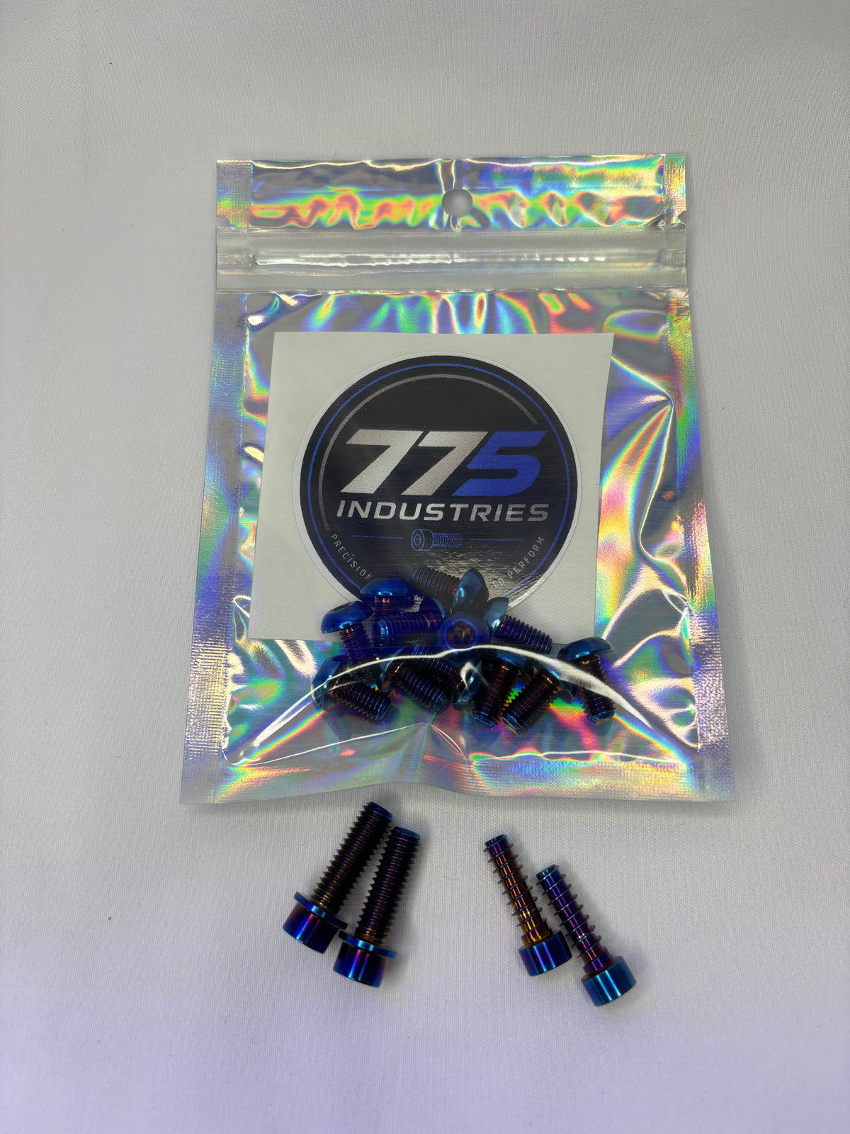 Magura MT Titanium Bolt Kit – 18pc | Lever, Caliper & Rotor Bolts - Burnt Blue