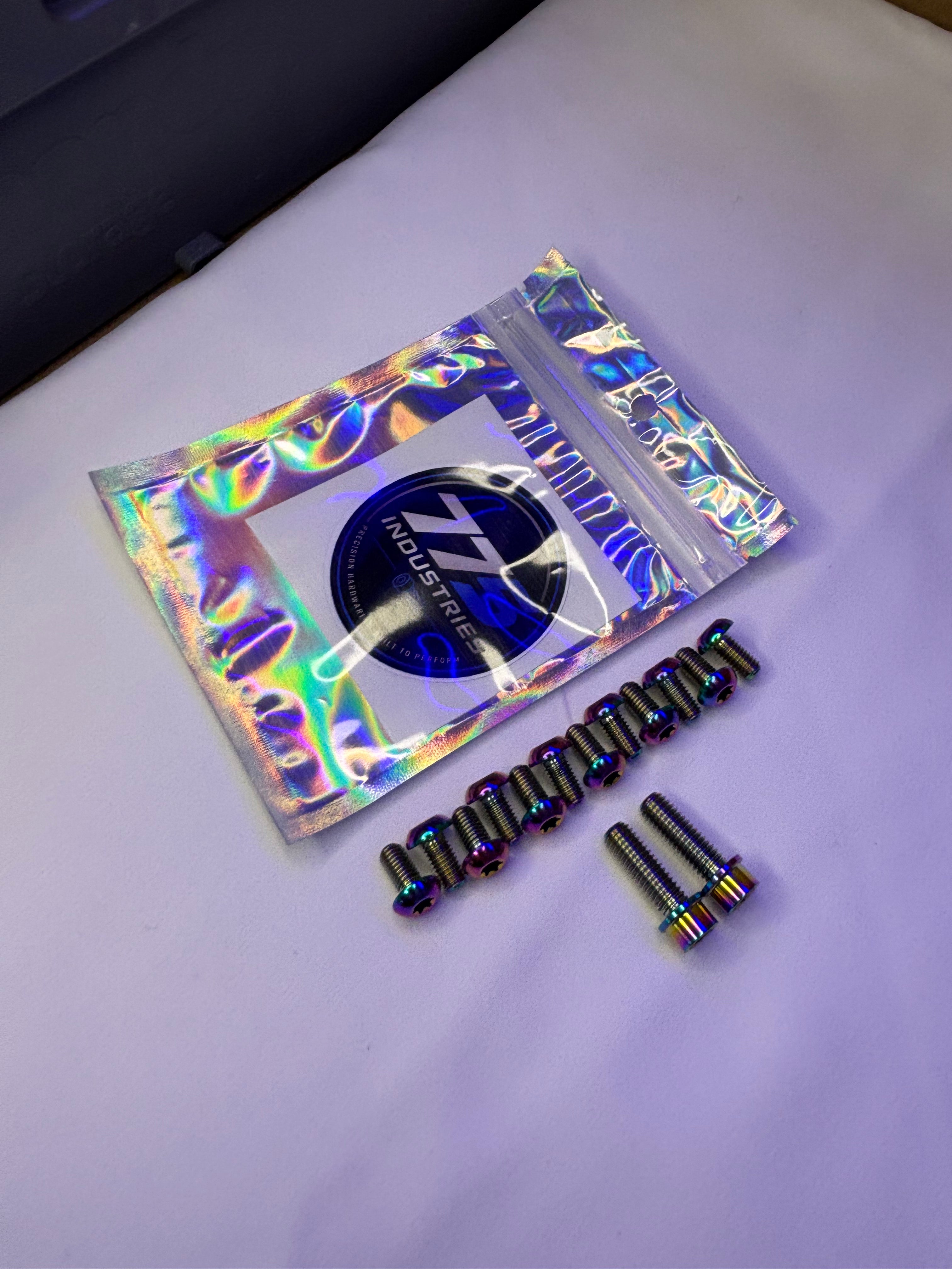 Titanium Brake Upgrade Kit – Rainbow – 14 Piece