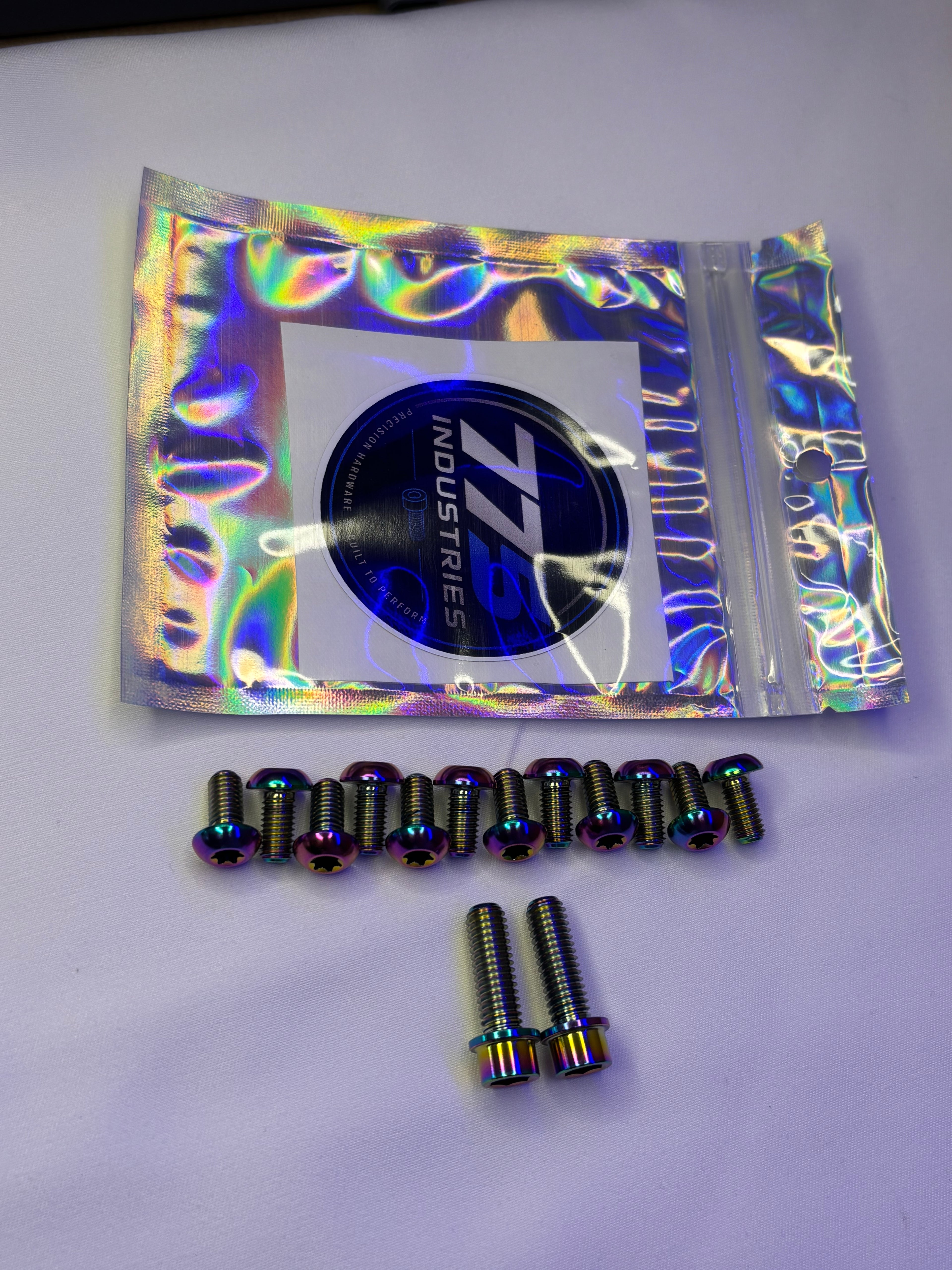 Titanium Brake Upgrade Kit – Rainbow – 14 Piece