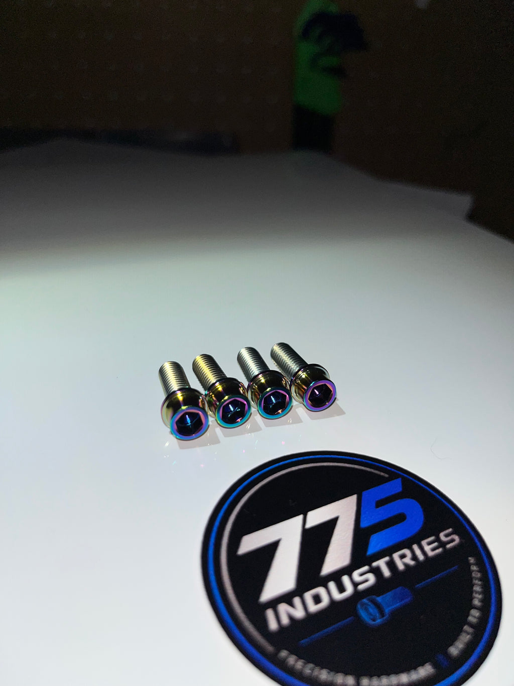 Handlebar Clamp Bolts - Rainbow